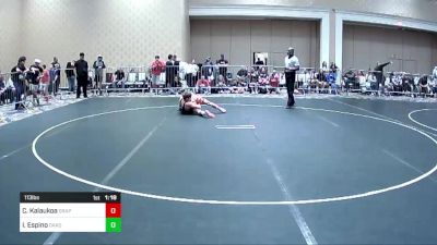 113 lbs Round Of 128 - Colt Kalaukoa, Grapplers HI vs Izaias Espino, Oakdale WC