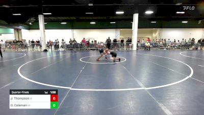 75 lbs Quarterfinal - Johnathan Thompson, IA vs Dominik Coleman, VA