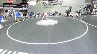 190 lbs William Schindele, OCWA - Orange County Wrestling Association vs Mario Carini, SDIKWA - San Diego-Imperial Kids Wrestling Association