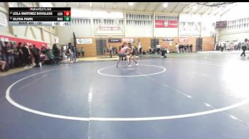 125 lbs Cons. Round 4 - Olivia Park, Miramonte vs Leila Martinez Douglass, Albany