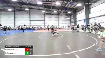 70 lbs Prelims - Nathan Schuman, MatHawks vs Cooper Spoales, Headhunters WC