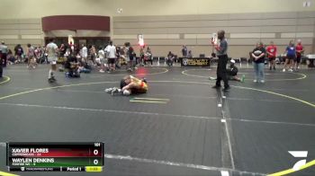 101 lbs Round 3 (6 Team) - Xavier Flores, Copperheads vs Waylen Denkins, Foxfire WC