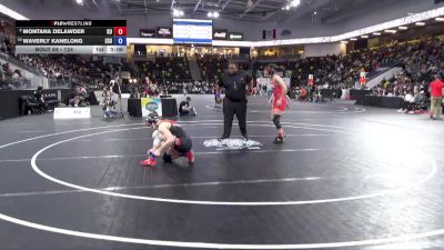 124 lbs Champ. Round 1 - Waverly Kanelong, East Stroudsburg University vs Montana Delawder, King University