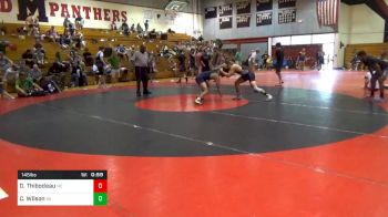145 lbs Consi Of 8 #2 - Dawson Thibodeau, Nc vs Chauncey Wilson, Va