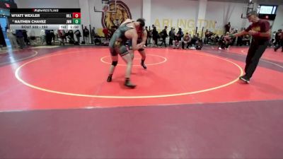 190 lbs Champ. Round 3 - Naithen Chavez, JW North vs Wyatt Wexler, Hillcrest