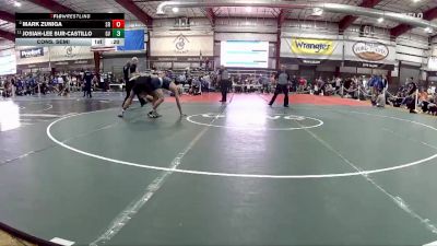 144 lbs Cons. Semi - Josiah-Lee Sur-Castillo, Green Valley vs Mark Zuniga, Shadow Ridge