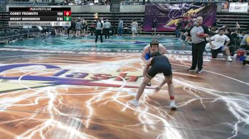 133 lbs Semis & 1st Wrestleback (8 Team) - Brody Bergeron, Saint Michael-Albertville, MN vs Corey Fromuth, Perham, MN