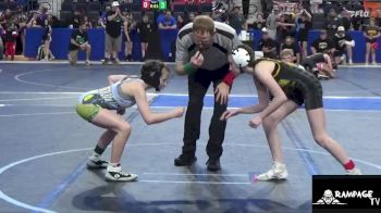 85 lbs Champ. Round 1 - Taylen Charles, Bobcat Wrestling Club vs Layla Michael, Newton