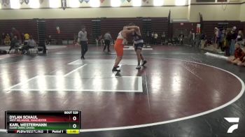 JV-44 lbs 1st Place Match - Karl Westermann, Clear Creek-Amana vs Dylan Schaul, West Delaware, Manchester