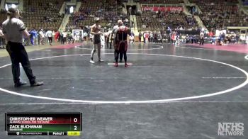 170 lbs Quarterfinal - Christopher Weaver, Alabama School For The Blind vs ZACK BUCHANAN, Ranburne
