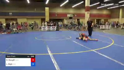 79 lbs Semifinal - Ryleigh Sturgill, Tennessee Outlaws Wrestling Club vs Libertie Nigh, Ohio