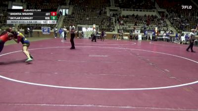 1-5A 138 1st Place Match - Shontia Weaver, Alabama School For The Blind vs Skylar Carnley, W. S. Neal
