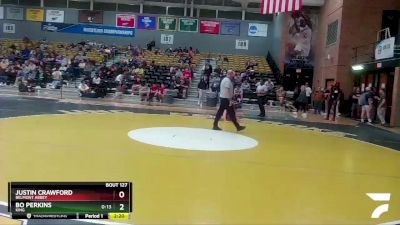 165 lbs Cons. Semi - Bo Perkins, King vs Justin Crawford, Belmont Abbey