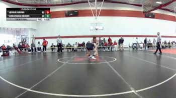 174 lbs Semifinal - Jonathan Braun, Bethany College vs Jessie Orbin, Waynesburg University