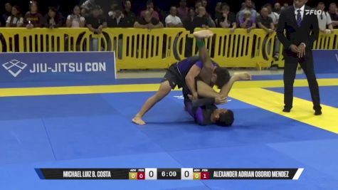 Alexander Adrian Osorio Mendez vs Michael Luiz B. Costa 2025 Pan IBJJF Jiu-Jitsu No-Gi Championship