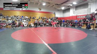 145 lbs Final - Mackenzie Lacoss, Spaulding vs Isabelle Brandt, Souhegan