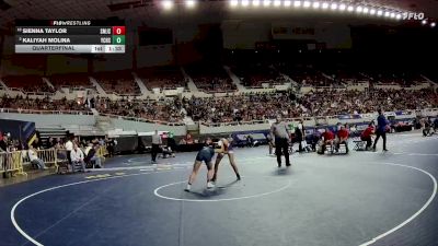 114-D2 Quarterfinal - Sienna Taylor, San Manuel Jr./Sr. High School vs Kaliyah Molina, Yuma Catholic High School