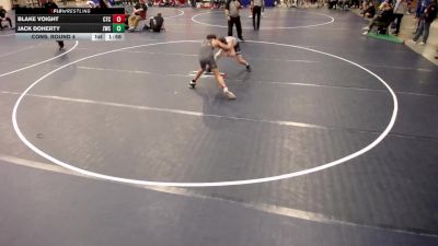 14U - 115 lbs Cons. Round 3 - Jack Doherty, Zimmerman Wrestling Club vs Blake Voight, CP Takedown Club