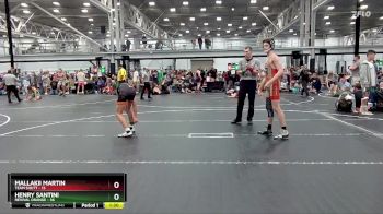 120 lbs Round 2 (6 Team) - Henry Santini, Revival Orange vs Mallakii Martin, Team Shutt