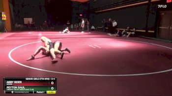 S-4 lbs Round 1 - Abby Beier, Osage vs Peyton Gaul, Cresco Youth Wrestling Club