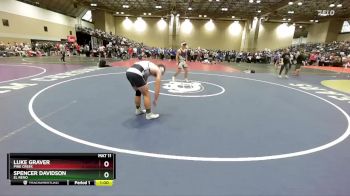 175 lbs Cons. Round 5 - Luke Graver, Pine Creek vs Spencer Davidson, El Reno