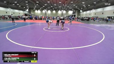 138C Champ. Round 1 - Nolan Vincent, Timberland vs Calvin Magette, Alma-Wabaunsee HS