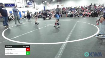 60 lbs 3rd Place - Paul Dennis, Marlow Outlaws vs Axel Atteberry, Team Worx Wrestling Club