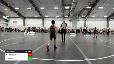 60-65 lbs Rr Rnd 2 - Adrian Rodriguez, Salem Elite Mat Club vs John Motes, Gold Rush Wrestling