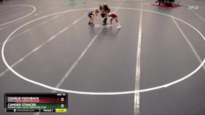 Semifinal - Charlie Fischbach, Maple Grove Wrestling Club vs Camden Stancer, Rogers Area Youth Wrestling Club