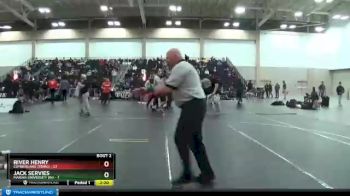 197 lbs Round 1 (16 Team) - Jack Servies, Marian University (IN) vs River Henry, Cumberland (Tenn.)