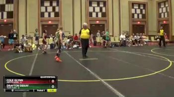 100 lbs Quarterfinals (8 Team) - Cole Glynn, Smittys Barn vs Drayton DeKay, Team Alien