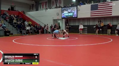 190 lbs Semifinal - Brooklyn Graham, East Buchanan vs Samantha Murray, West Delaware, Manchester