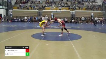 125 lbs Consi Of 8 #1 - Foster Cardinale, Unrostered-Spartan Combat RTC vs Kade Orr, Kent State