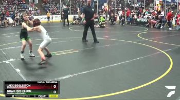 72 lbs Cons. Round 1 - Noah Michelson, Howell Hurricanes vs Jakx Eggleston, Springport Spartans