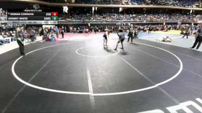 5A 150 lbs Quarterfinal - Roman Cordova, El Paso Irvin vs Johnny White, Dallas Samuell