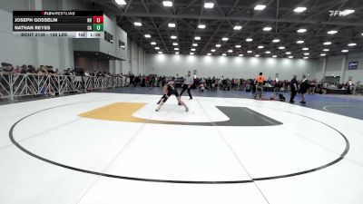 138 lbs Round Of 64 - Joseph Gosselin, NH vs Nathan Reyes, CA