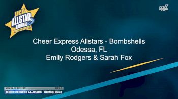 Cheer Express Allstars - Bombshells [2026 L3 Senior Day 1] 2026 UCA & UDA All Star Nationals