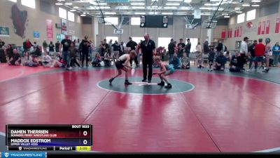 78 lbs 3rd Place Match - Maddox Edstrom, Upper Valley Aces vs Damen Therrien, Bonners Ferry Wrestling Club