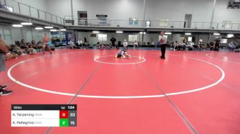 95 lbs Rr Rnd 3 - Agnes Terpening, Brawler Elite Red vs Kurt Pellegrino, Shore Thing WC