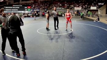 D 1 157 lbs Champ. Round 1 - Timothy Roshto, Slidell vs Braydon Sullivan, Zachary