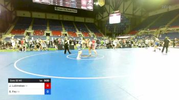 285 lbs Cons 32 #2 - Joseph Lubinskas, Virginia vs Grady Fey, South Dakota