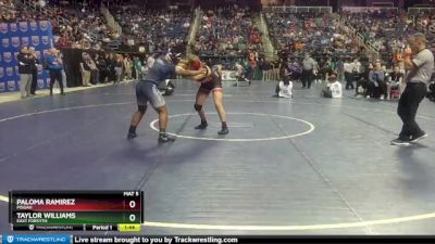 165 lbs Quarterfinal - Taylor Williams, East Forsyth vs Paloma Ramirez, Pisgah 