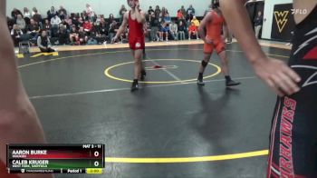 11 lbs Round 1 - Aaron Burke, Waukon vs Caleb Kruger, West Fork, Sheffield