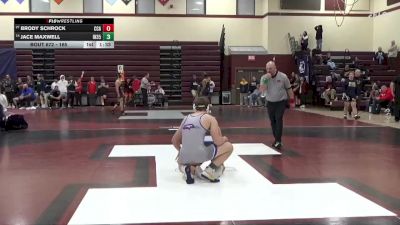 165 lbs Cons. Round 1 - Jace Maxwell, Interstate 35 vs Brody Schrock, Clear Creek-Amana