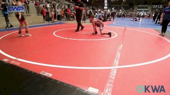 110 lbs Quarterfinal - Hudson Morales, Owasso Takedown Club vs Eli Johns, Broken Arrow Wrestling Club