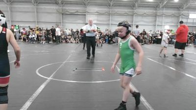 76 lbs Round 3 (4 Team) - Nadia Weingart, Shamrock WC vs Lyric Vieira, Contenders WA Green