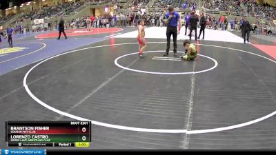 85 lbs 3rd Place Match - Brantson Fisher, Cougar Mat Club vs Lorenzo Castro, Moses Lake Wrestling Club