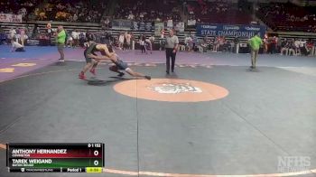 D 1 152 lbs Cons. Round 4 - Anthony Hernandez, Covington vs Tarek Weigand, Baton Rouge