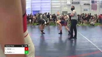 130 lbs Quarterfinal - Chase Weber, Nwwc vs Xadian Padilla, Vasky Bros