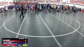 132 lbs Quarterfinal - Ian Hardy, MWC Wrestling Academy vs Gavin Cheek, Nebraska Elite Wrestling Club